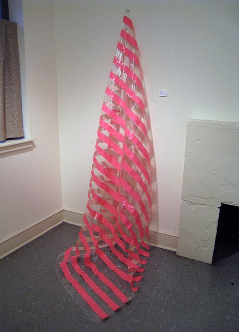 Mini folded pink sculpture